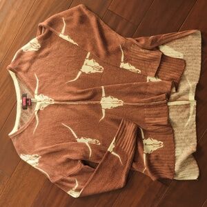 Rock and Roll Denim Sweater